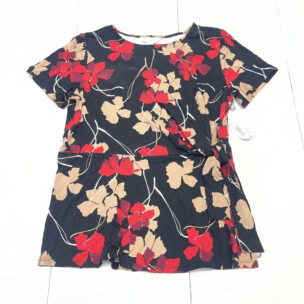 strapless open back dress Bode Red Floribunda Shirt